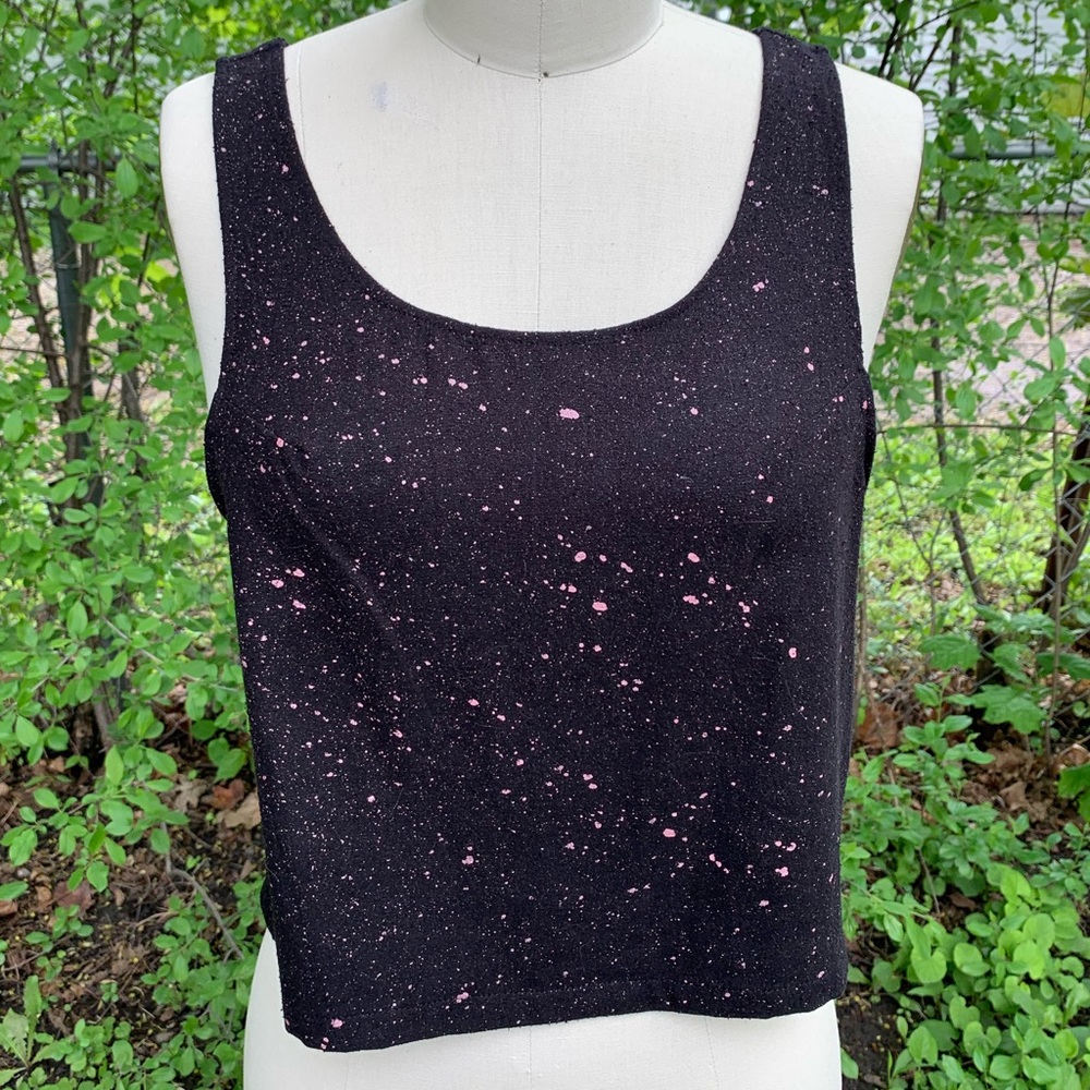 Argaman&Defiance Raw Silk Crop Tank